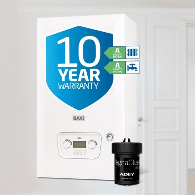 Baxi 830 Combi Boiler & Adey Magna Clean Micro Pro 2